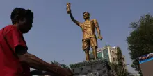Media, 'la statua di Messi in India potrebbe essere rimossa per sicurezza'