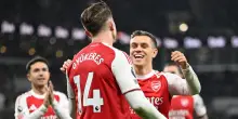 Premier League: l'Arsenal vince e tiene a distanza il Manchester City