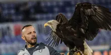 Calcio: torna l'aquila della Lazio, Flaminia vola sull'Olimpico