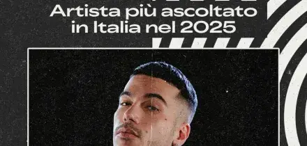 Spotify, Sfera Ebbasta l'artista più ascoltato in Italia