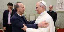 Il Papa incontra Roberto Benigni