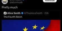 Musk chiude l'account X dell'Ue: 'È il quarto Reich'