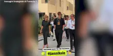 F1: Sinner ad Abu Dhabi, visita al paddock e saluto ad Antonelli