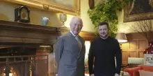 Re Carlo riceve Zelensky al castello di Windsor