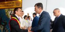 Silli in Ecuador per l'insediamento del presidente Noboa