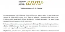 Anm, gogna mediatica per Tribunale,linciaggio per le famiglie