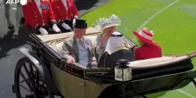 Re Carlo e la Regina Camilla all'inaugurazione del Royal Ascot 2025