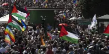 Organizzatori corteo, oltre 300 mila in piazza per Gaza
