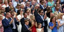 Wimbledon: William, Kate e figli in tribuna, c'è anche re Felipe