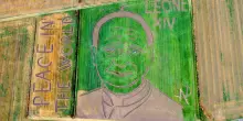 'Green Pope', l'opera di land art dedicata a Papa Leone XIV