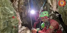 Speleologo ferito, è rimasto 24 ore in una grotta