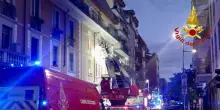 Fiamme in appartamento, un morto nel milanese