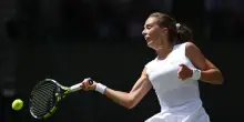 Roland Garros: Bronzetti subito fuori con la ceca Bouzkova