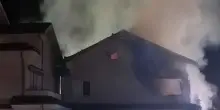 Palazzo a fuoco a Cherasco, non ci sono vittime