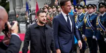Zelensky oggi da Rutte con Costa e von der Leyen