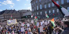 Oltre 10 mila persone a protesta pro Gaza a Copenaghen