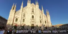 Pro Pal in piazza Duomo a Milano, 'siamo con la Flottilla'