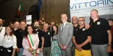Il ministro Giuli a Viterbo per minimacchina centro storico