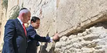 Netanyahu e Rubio al Muro del Pianto, 'alleanza solida'