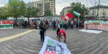 Tensioni Polizia e 600 manifestanti ProPal a Padova