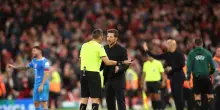 Liverpool-Atletico insulti e rosso, Simeone è rissa con i tifosi