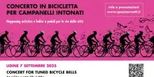 I ciclisti di Udine con i campanelli suoneranno una sinfonia