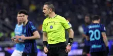 Serie A: Doveri arbitra Juventus-Como, Manganiello per Lecce-Inter
