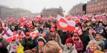 Groenlandia, diverse migliaia protestano a Copenaghen contro Trump