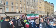 Manifestazione a Trieste per la libert&agrave; in Iran