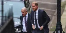 Harry &egrave; arrivato all'Alta Corte di Londra per il processo contro il Mail