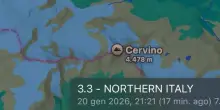 Terremoto di magnitudo 3.3 in Valle d'Aosta