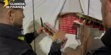 Oltre 7 tonnellate di sigarette di contrabbando sequestrate a Padova