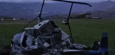 Precipita un elicottero ultraleggero, un morto ed un ferito grave