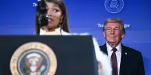 La rapper Nicki Minaj sul palco con Trump, 'sono la sua prima fan'