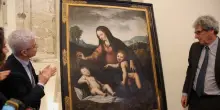 Riproduzione della Madonna del Velo di Raffaello rinasce a Palermo