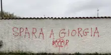 'Spara a Giorgia. Br', la scritta in un parcheggio a Porto Recanati