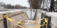 Maltempo: banchine chiuse per motivi di sicurezza sul Tevere a Roma