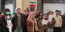 Manifestazione di iraniani a Messina contro regime degli Ayatollah