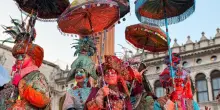 'La corte dell'Elefante Bianco' migliore maschera del Carnevale di Venezia 2026