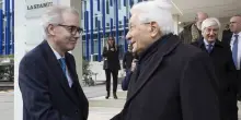 Mattarella a La Stampa a Torino per un breve saluto