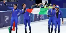 Milano Cortina: bronzo agli azzurri nella staffetta 5000m short track, Fontana e Sighel fuori dal podio nel 1500m
