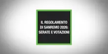 Il regolamento di Sanremo 2026: serate e votazioni