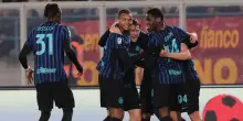 A Lecce l'Inter vince 2-0 con i gol di Mkhitaryan e Akanji CRONACA e FOTO