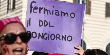 'Senza consenso &egrave; stupro', corteo contro il ddl Bongiorno