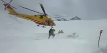 Condizioni meteo avverse, slitta recupero scialpinista sul Monte Rosa