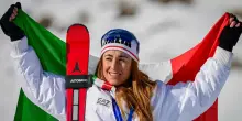 Milano Cortina: Sofia Goggia &egrave; bronzo nella discesa libera. Caduta choc di Lindsey Von