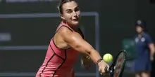 Tennis: Aryna Sabalenka prima finalista a Indian Wells