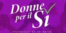 Appello al voto da 'Donne per il S&igrave;', oltre 110 le firmatarie