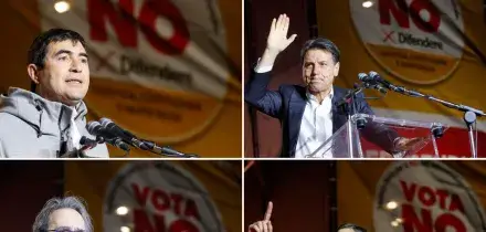 Il campo largo unito lancia lo sprint al No, 'poi al governo'