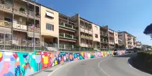 Murales di Carol Rollo per il museo di arte contemporanea di Peccioli